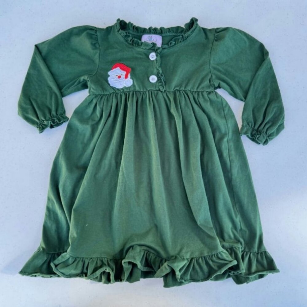 Smocked Christmas Dress 7-8T